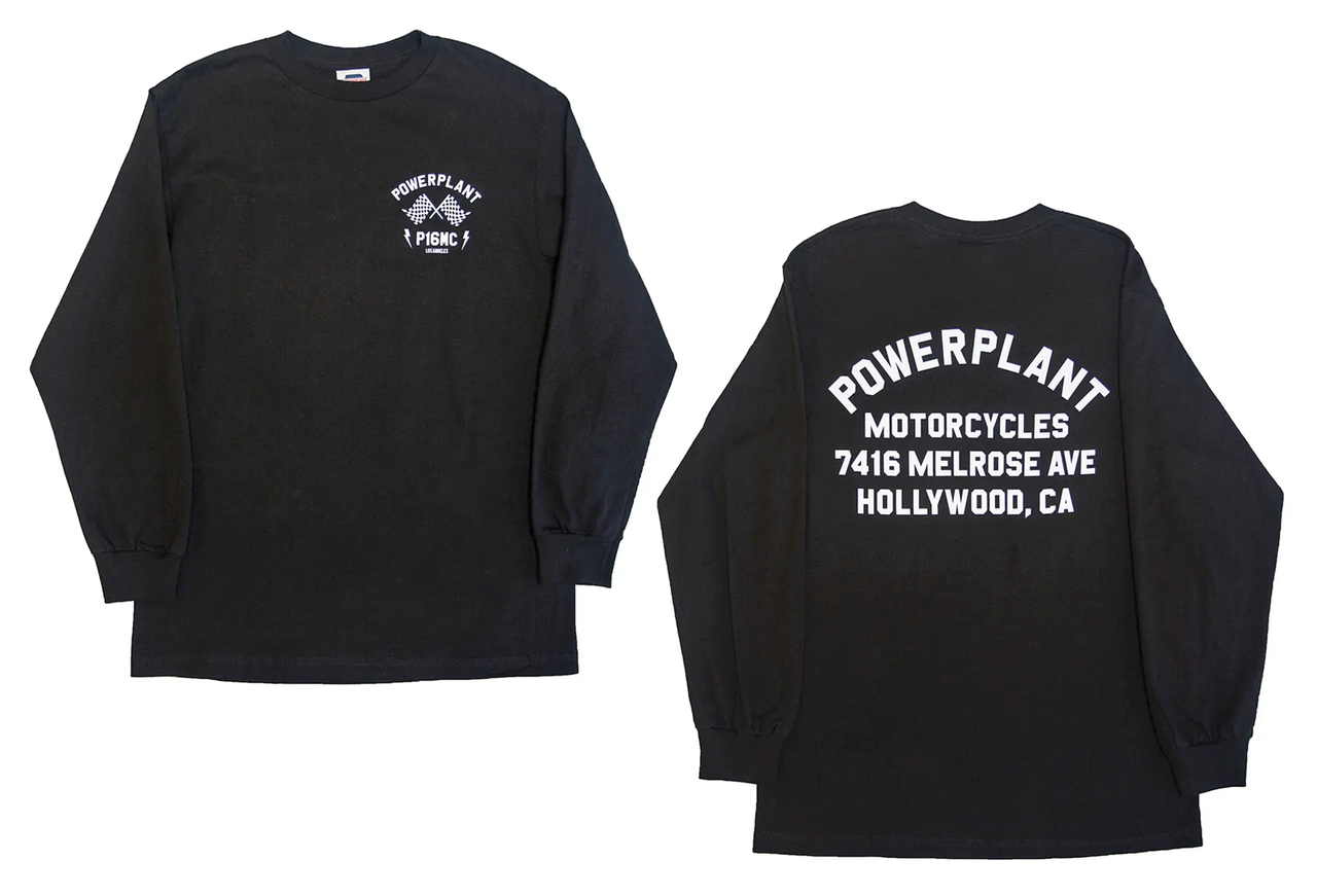 P16 Powerplant Staple Garage L/S Tee, Black, P16 Powerplant Staple Garage L/S Tee, Black M - view 2