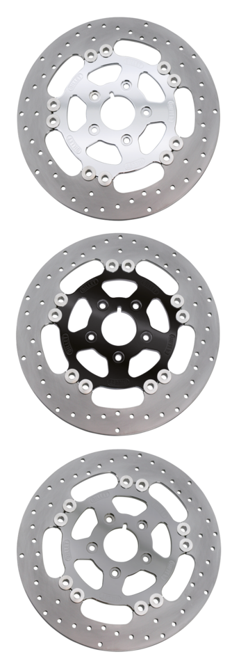HARRISON'S FULL FLOATING STAINLESS IRON DISC BRAKE ROTORS, WITH BILLET ALUMINUM CENTER - view 3
