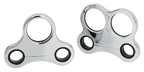 PRO-MAX CHROME BILLET GAUGE MOUNTS FOR T-BARS - view 2