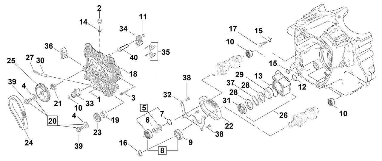 CAM CHAIN PARTS FOR EARLY TWIN CAM - view 3