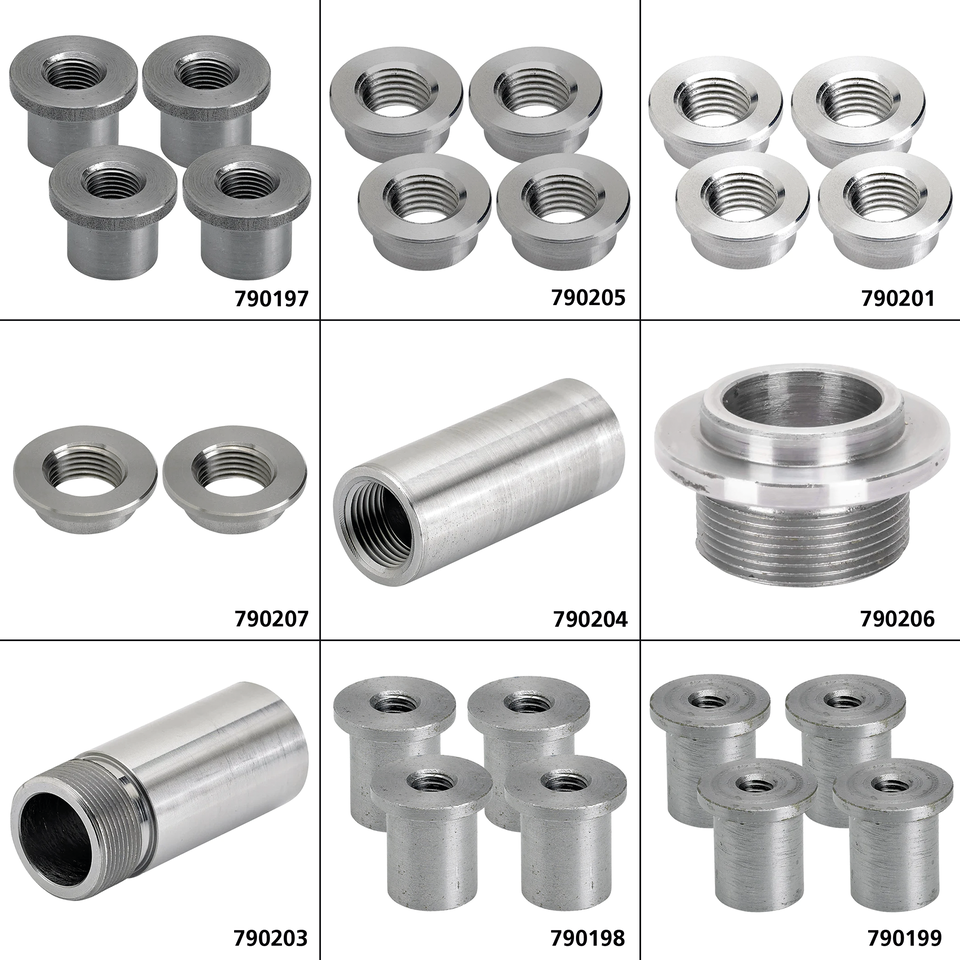 LOWBROW CUSTOMS WELD-IN TANK MOUNT AND FUEL VALVE BUNGS - view 3
