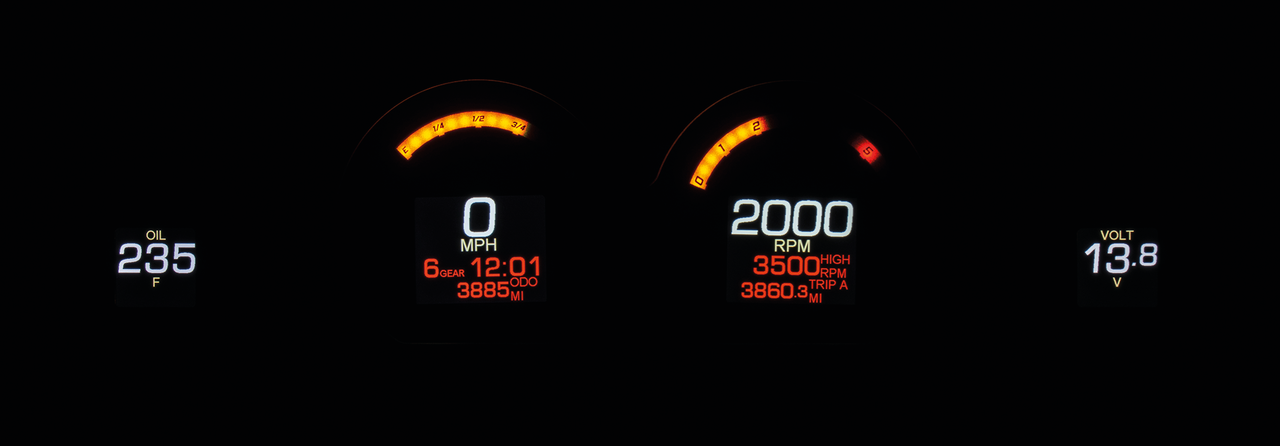 DAKOTA DIGITAL MLX-8000 FAIRING GAUGES - view 1 Main image