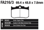 EBC FRONT DISC BRAKE PADS - view 1