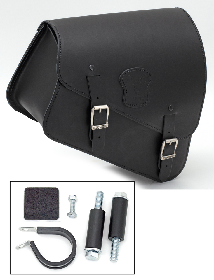 TEXAS LEATHER SPORTSTER FRAME BAG WITH BOTTLE HOLDER Secondary image