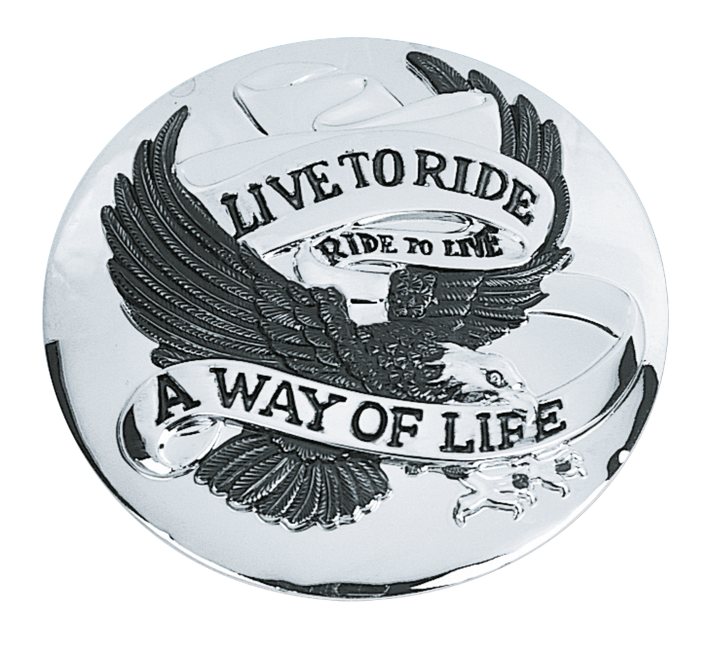 LIVE TO RIDE GAS CAP COVER - view 1