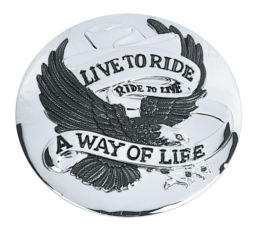 LIVE TO RIDE GAS CAP COVER - view 1