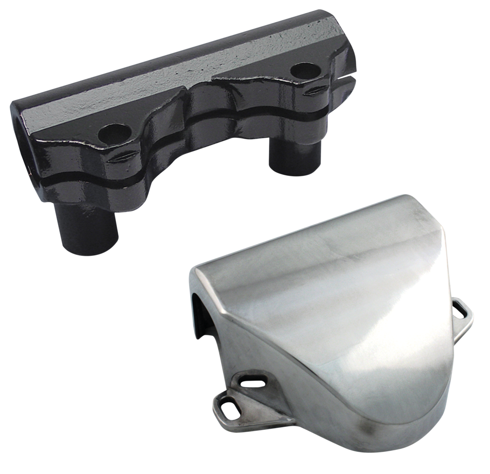 HANDLEBAR RISER CLAMP AND COWL COVER FOR VINTAGE MODELS - view 1