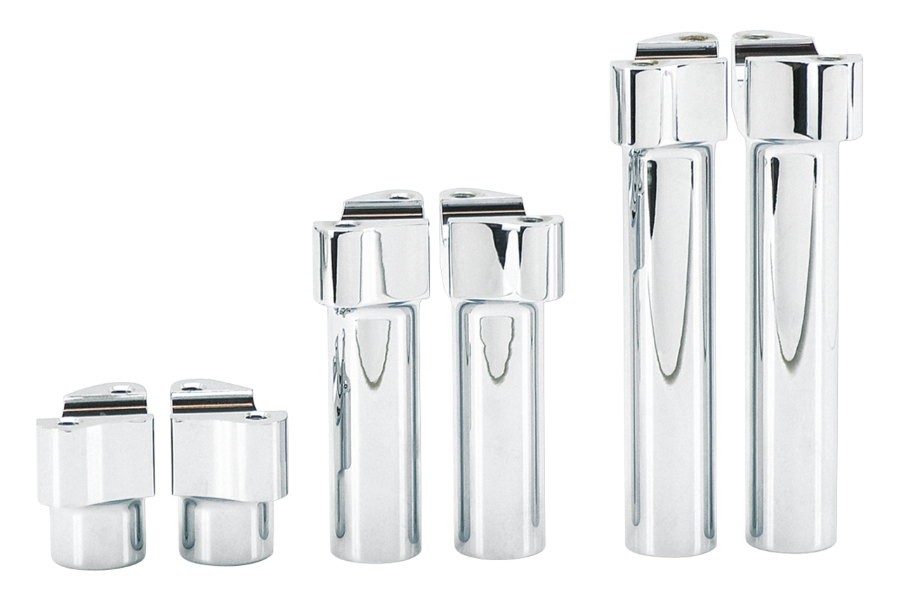 CHROME BILLET ALUMINUM RISERS - view 2