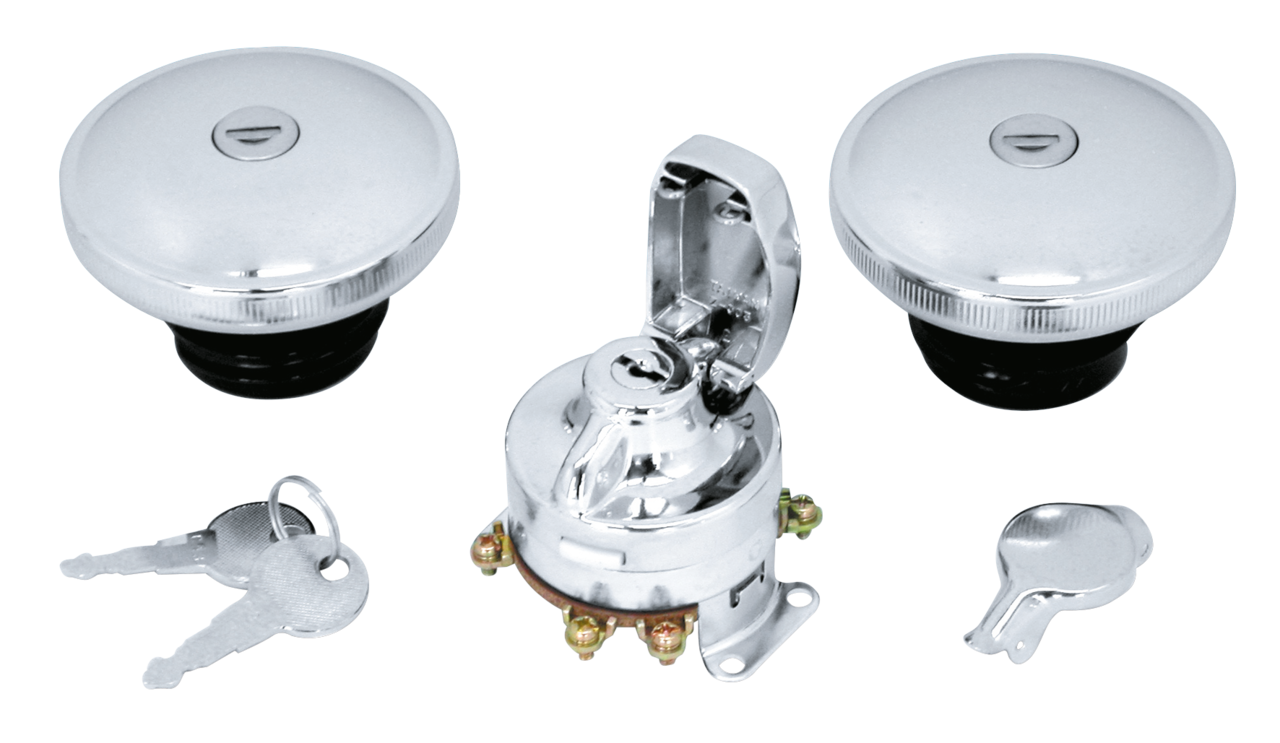 IGNITION SWITCH AND LOCKABLE SCREW-IN GAS CAP KITS - view 1 Main image