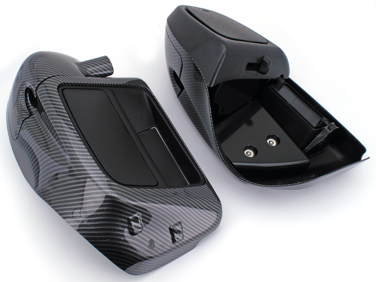 CARBON LOOK FAIRING LOWERS WITH GLOVE BOXES Secondary image