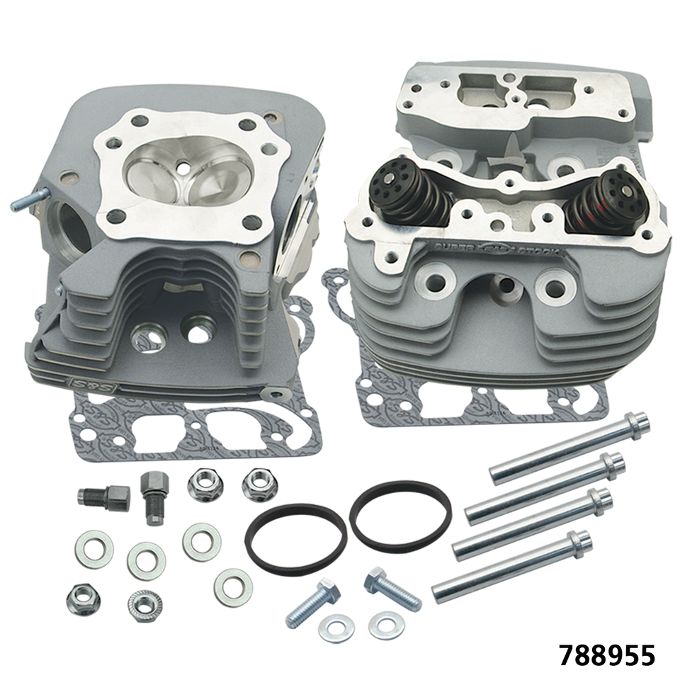 S&S SUPER STOCK CYLINDER HEADS FOR 2006-2017 TWIN CAM - view 1