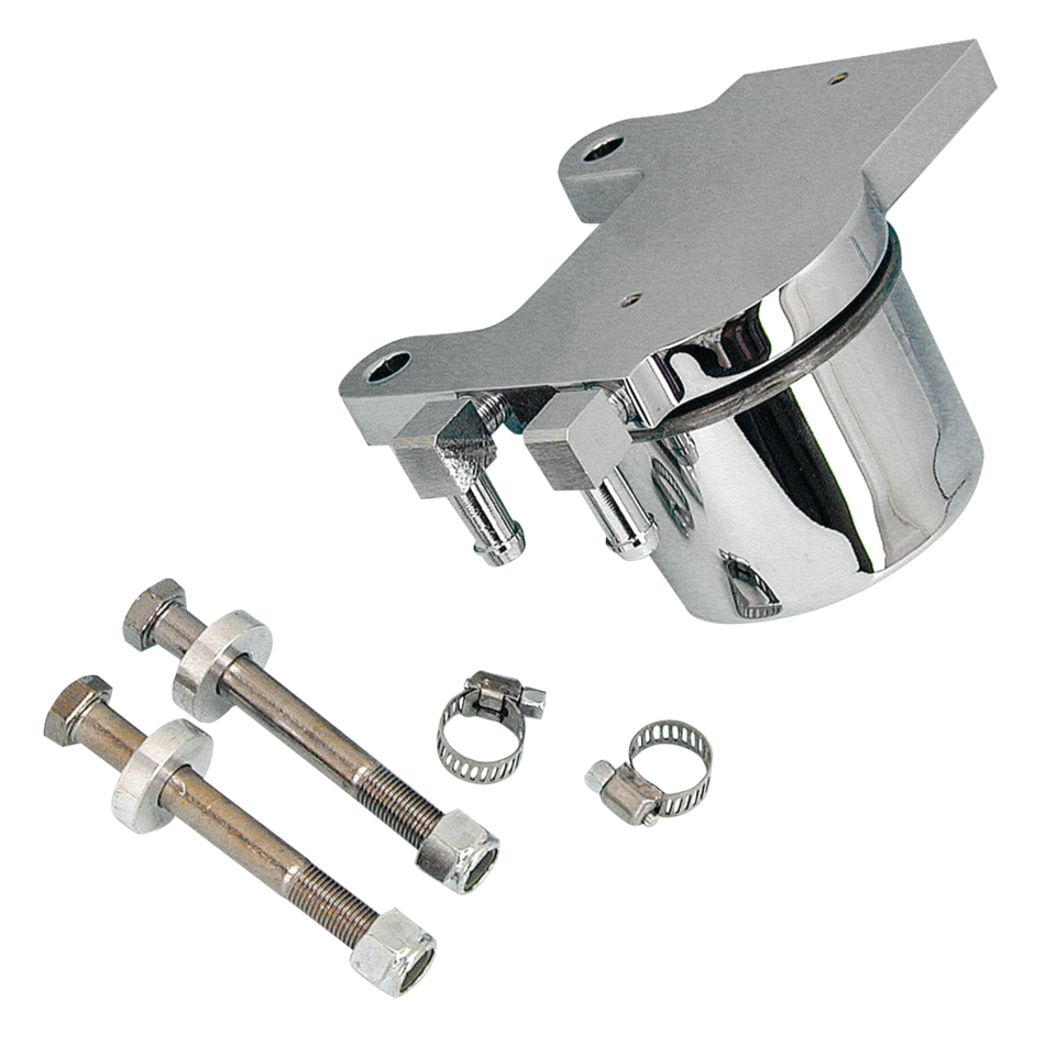 CHROME PLATED BILLET ALUMINUM OIL FILTER KIT FOR 4 SPEED BIG TWIN AND EVOLUTION SOFTAIL - view 2