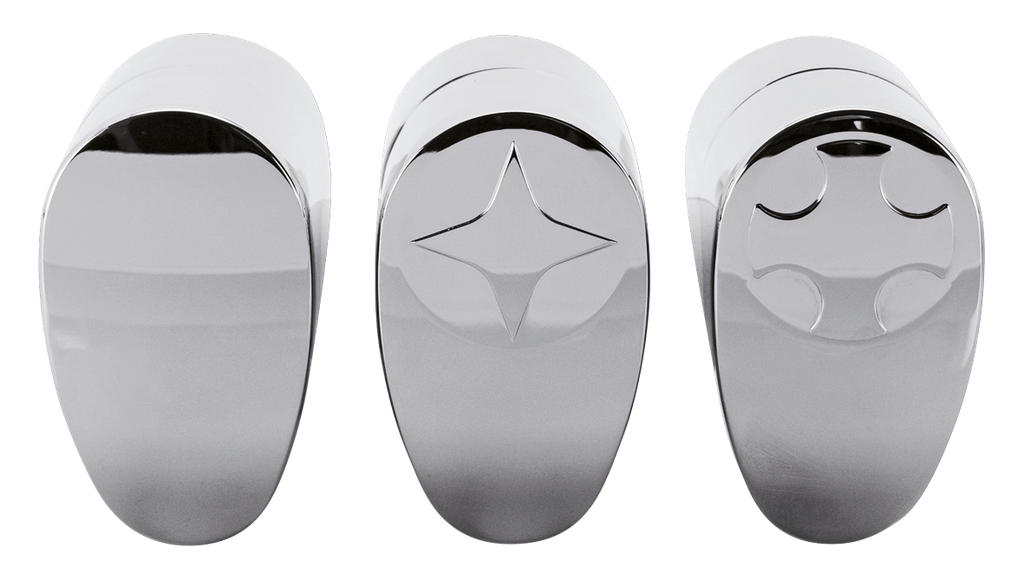 FUSION CHROME BILLET OVAL HEAD RISERS - view 1