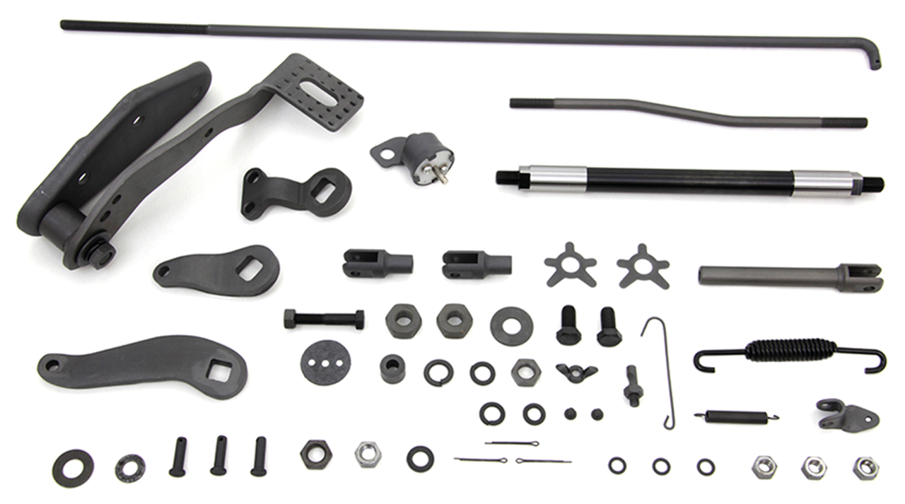 REAR BRAKE CONTROL PARTS FOR 1936-1957 BIG TWIN - view 1 Main image