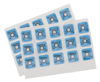 SURFACE TEMPERATURE INDICATING STRIPS - view 1