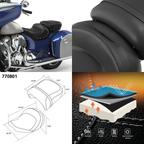 C.C. RIDER 2-UP SEAT FOR BIG INCH INDIAN - view 3