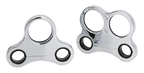 PRO-MAX CHROME BILLET GAUGE MOUNTS FOR T-BARS - view 1