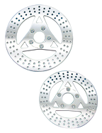 POLISHED STAINLESS STEEL DISC BRAKE ROTORS - view 2