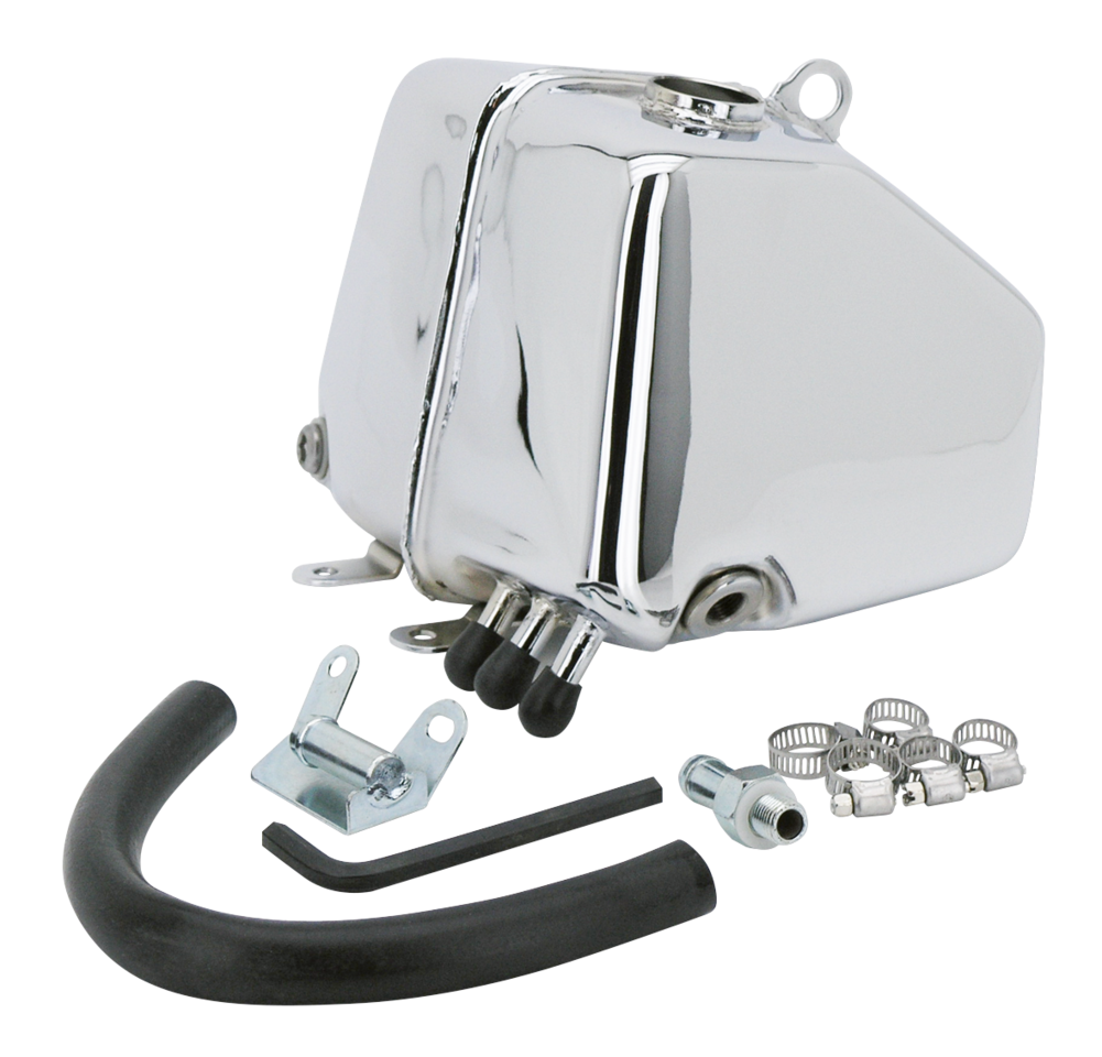 CHROME PLATED OIL TANK FOR FXR - view 1