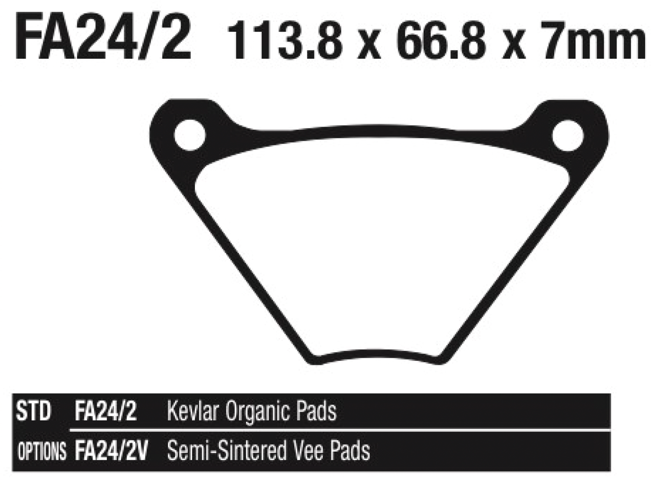 EBC FRONT DISC BRAKE PADS - view 1 Main image