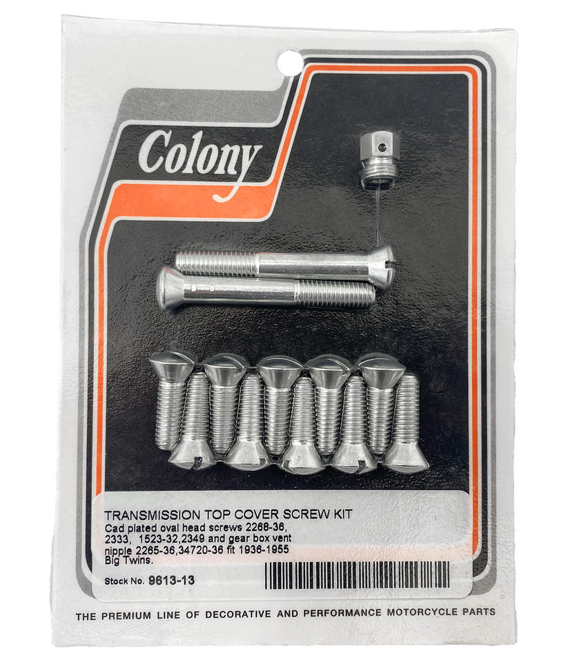 TRANSMISSION TOP COVER SCREW KIT FOR 4 SPEED BIG TWIN - view 1