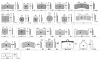 BRAKE PADS FOR AFTER MARKET CALIPERS - view 3