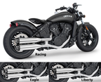 4" SLIP-ONS FOR INDIAN SCOUT 2015-2024 - view 2