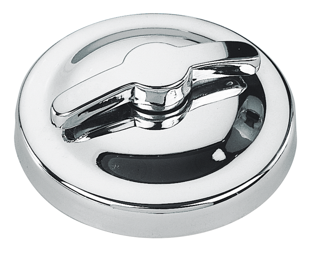 CHROME OIL TANK CAP ASSEMBLY - view 2