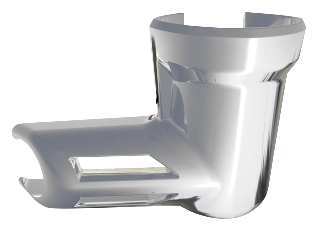 CIRO CHROME FUEL FITTING COVER - view 1