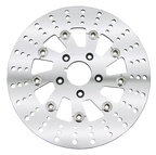 DRILLED POLISHED STAINLESS STEEL FULLFLOATING DISC ROTORS - view 2