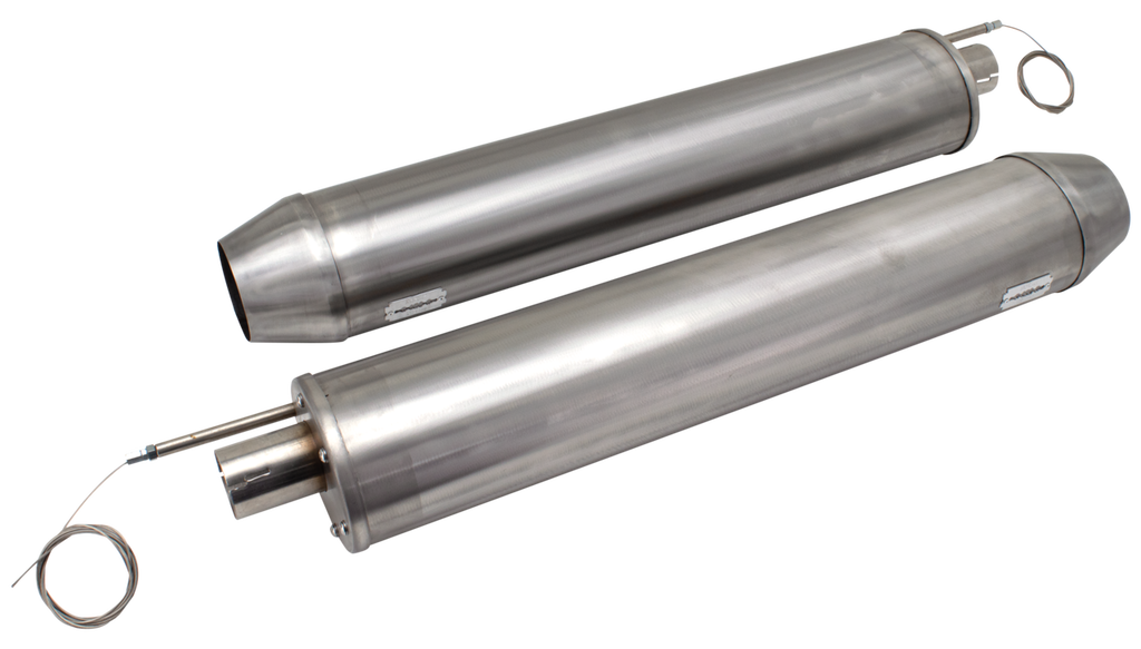 MCJ ADJUSTABLE EXHAUSTS FOR V-ROD - view 1