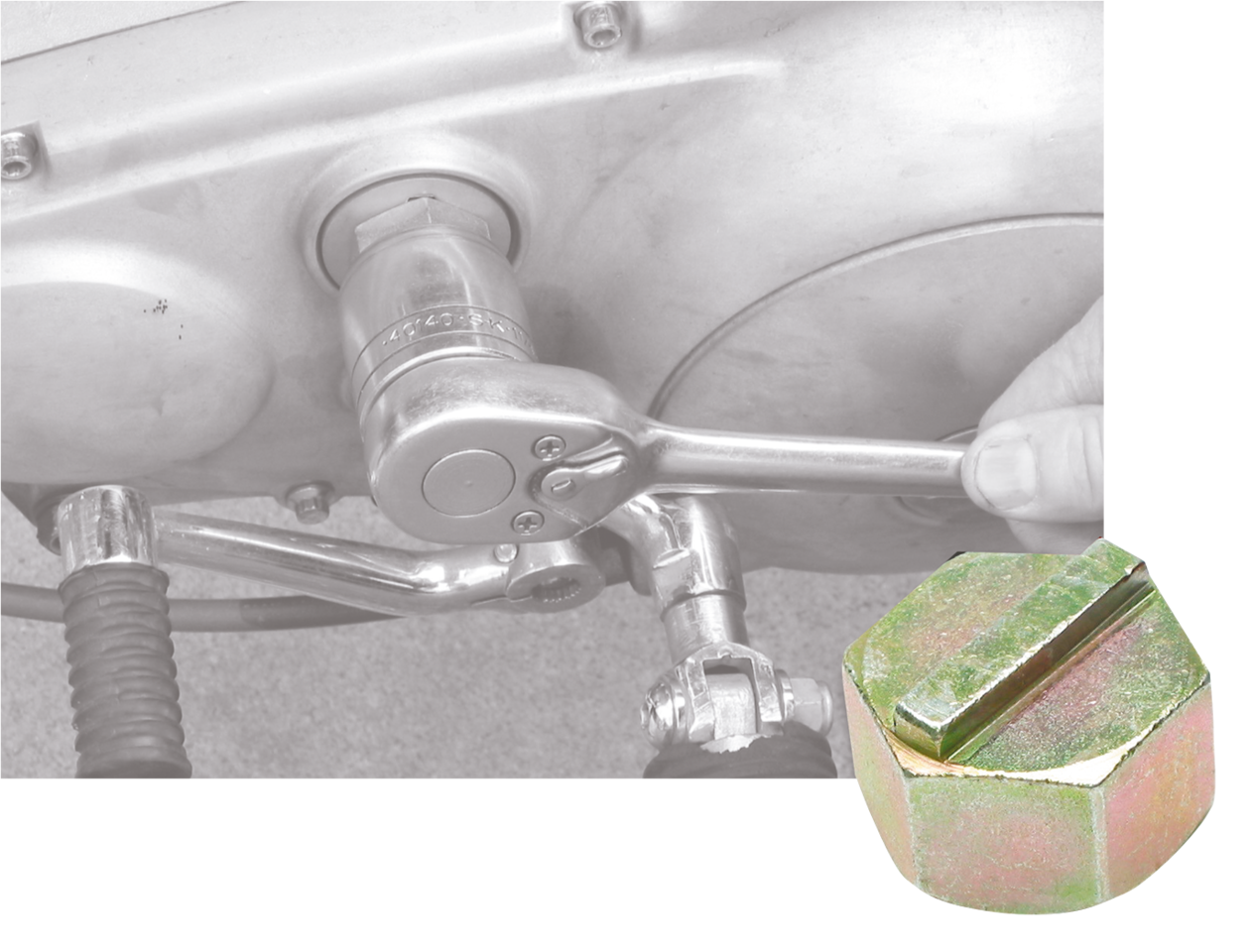 SPORTSTER PRIMARY COVER INSPECTION PLUG TOOL Secondary image