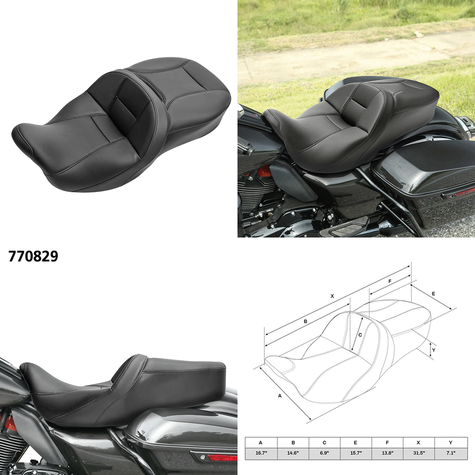 C.C. RIDER SUNRISER 2-UP SEATS FOR TOURING - view 3
