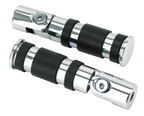 CHROME FOLDING PASSENGER PEGS - view 1