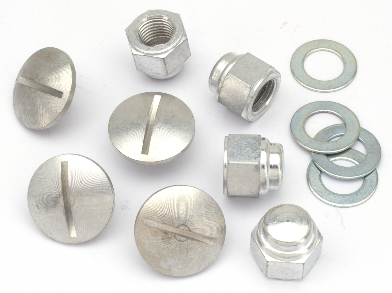 ROCKER SHAFT END CAP AND NUT KIT - view 1