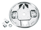 CHROME REAR BRAKE BACKING PLATES - view 2