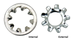 INTERNAL AND EXTERNAL LOCK WASHERS - view 2