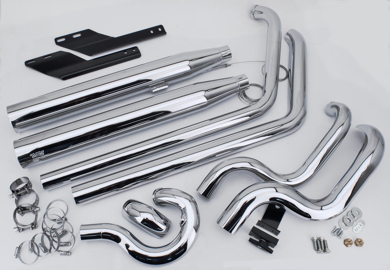 MCJ ADJUSTABLE TRUE DUAL EXHAUST FOR TWIN CAM SOFTAIL Secondary image