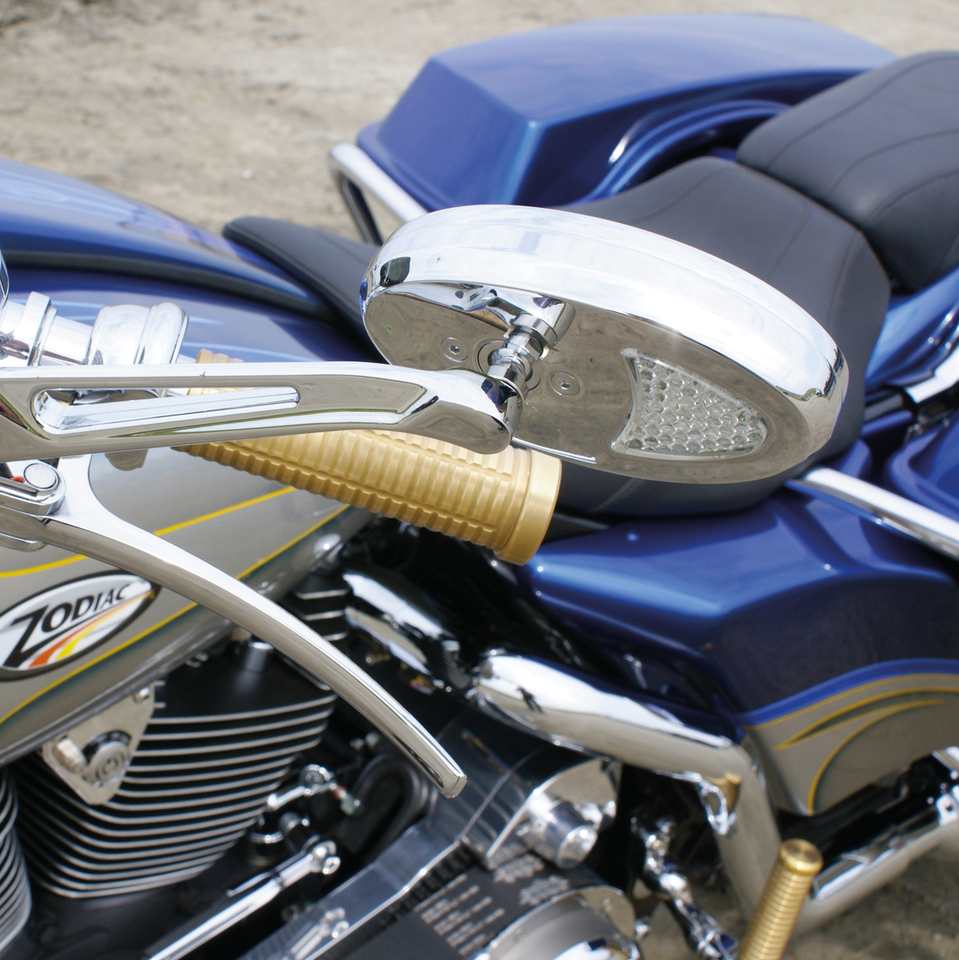 SPORT OVAL MIRRORS WITH LED TURN SIGNALS - view 1