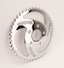 "SWIRLED" REAR SPROCKETS WITH CHROME FINISH - view 1