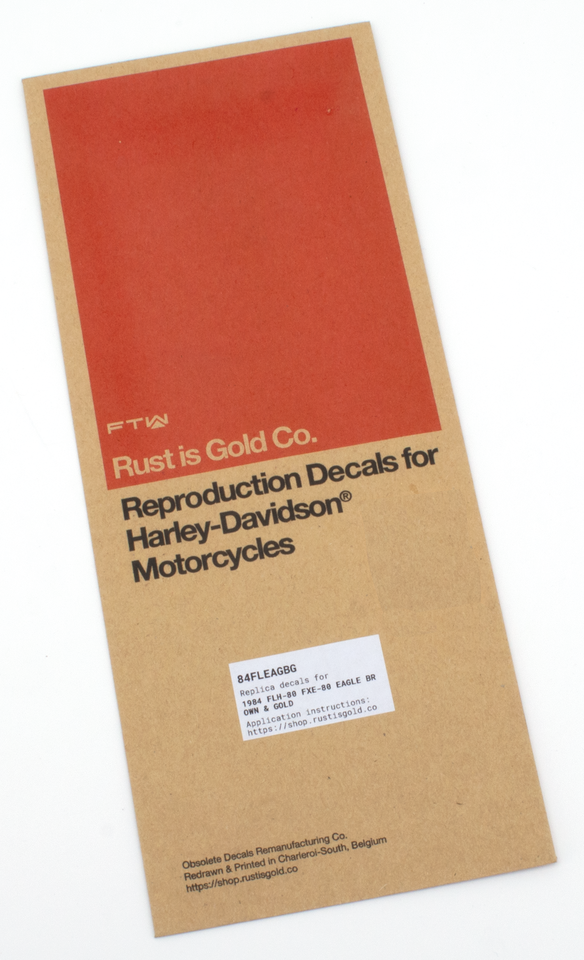 REPLICA OBSOLETE DECALS BY RUST IS GOLD CO. - view 2