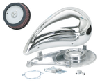 CHROME "SUPER SUCKER" SMOOTHIE AIR CLEANER KIT FOR KEIHIN CV - view 1