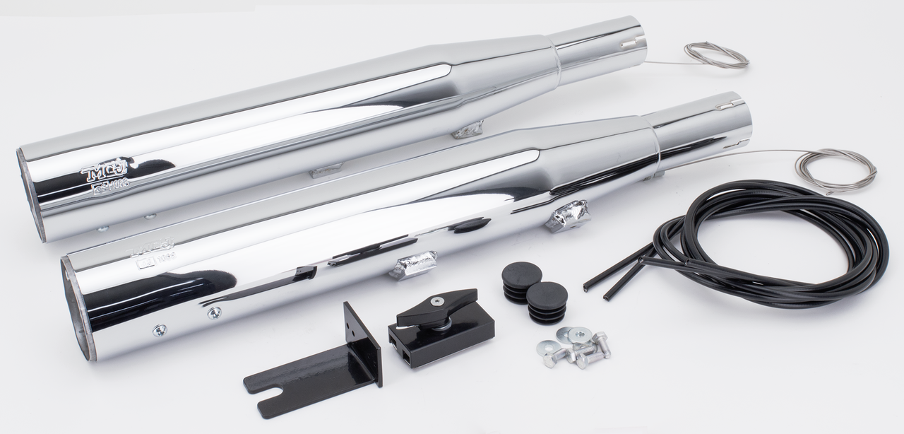 MCJ ADJUSTABLE EXHAUSTS FOR TWIN CAM SOFTAIL - view 1
