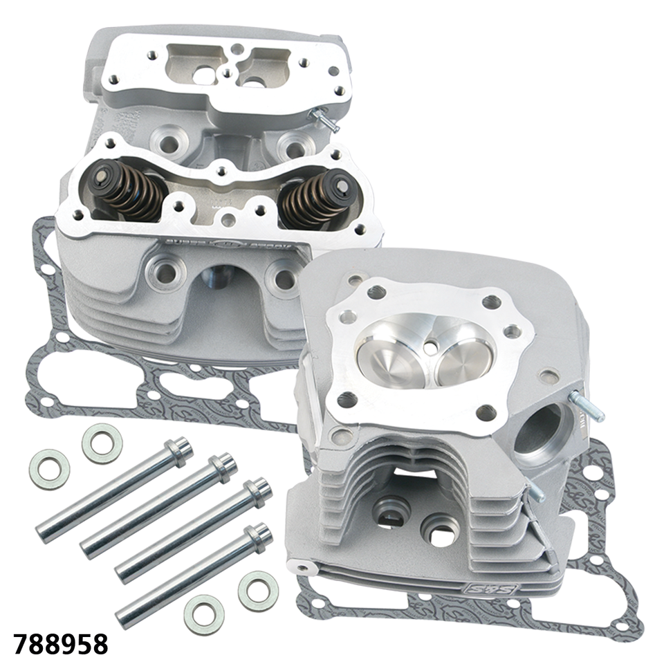 S&S SUPER STOCK CYLINDER HEADS FOR 1999-2005 TWIN CAM - view 1