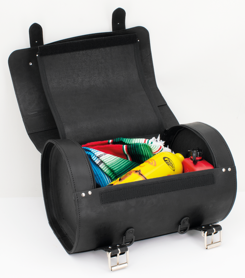 TEXAS LEATHER ROUND BIG BAG - view 2