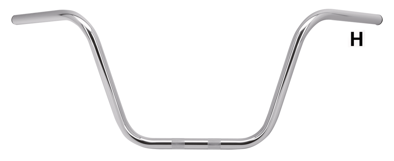 ZODIAC ONE INCH DIAMETER APE HANGER HANDLEBARS - view 1 Main image