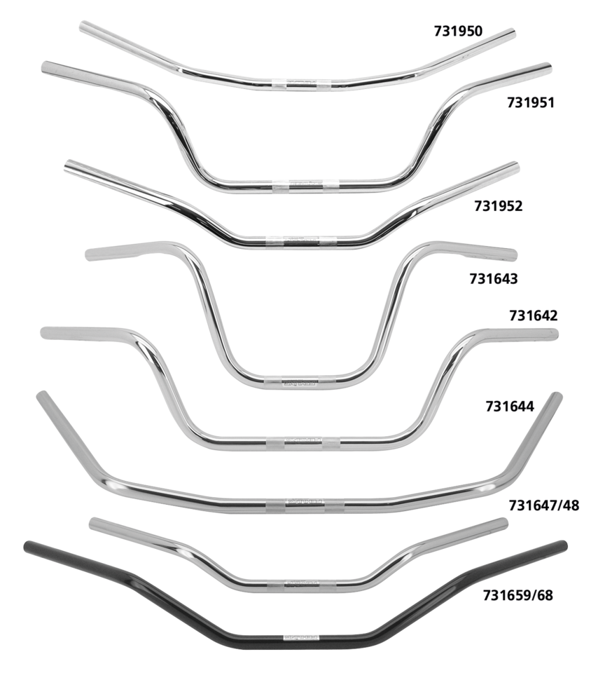 FEHLING ONE INCH DIAMETER HANDLEBARS - view 3