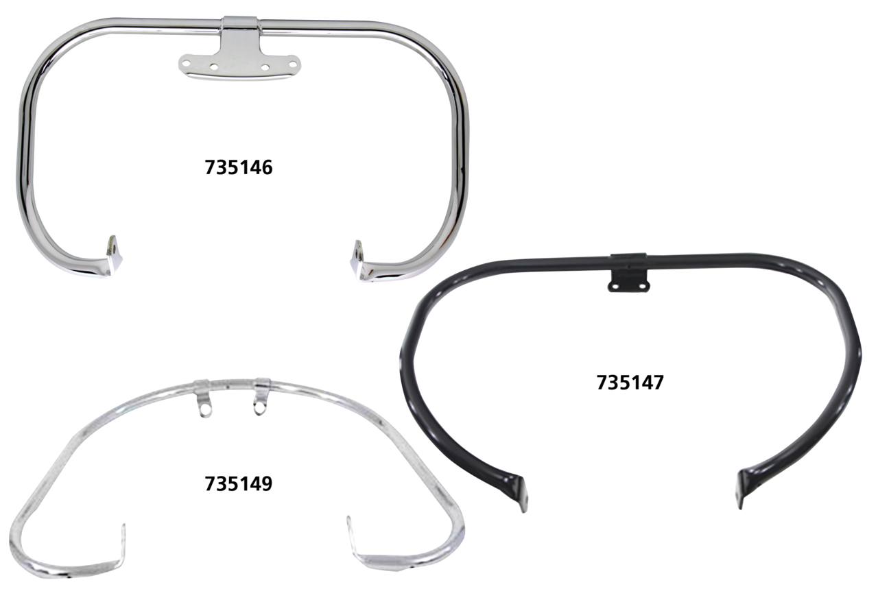 CRASH/HIGHWAY BARS FOR VINTAGE BIG TWIN Secondary image