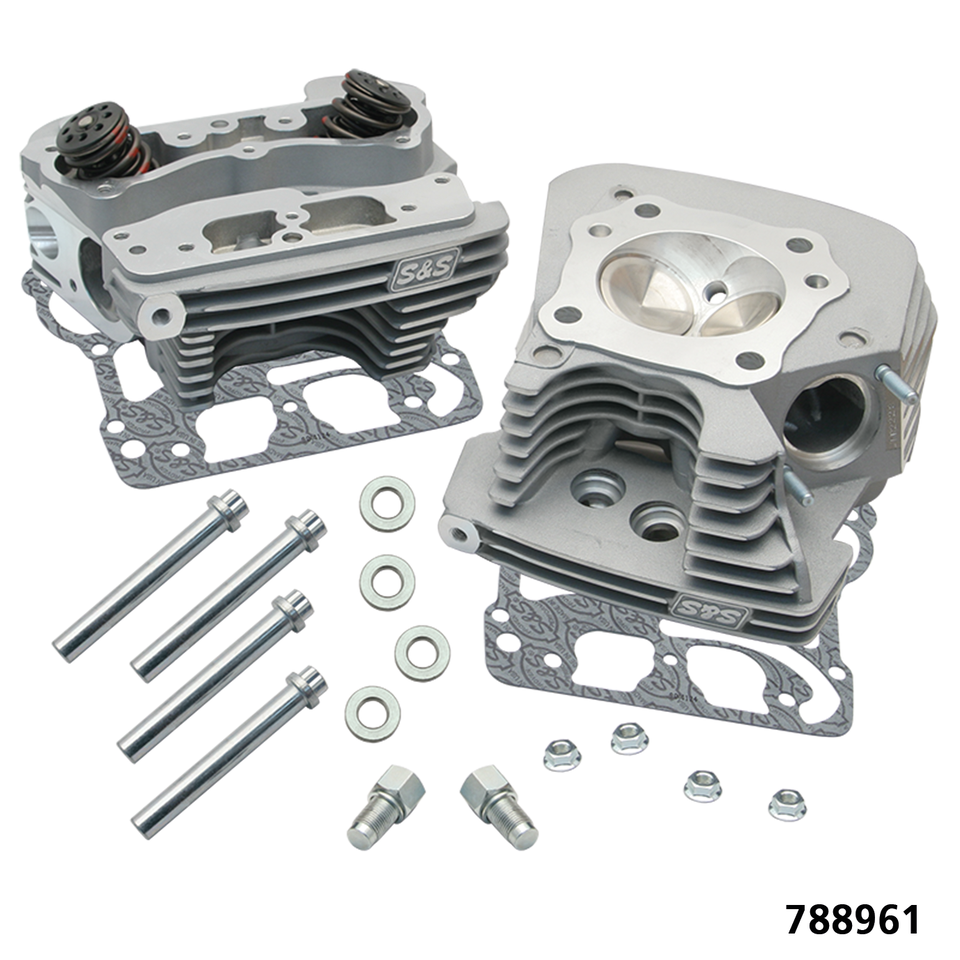 S&S SUPER STOCK CYLINDER HEADS FOR 1999-2005 TWIN CAM - view 1