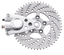 KUSTOM TECH CHOPPER SPROCKET BRAKE KIT - view 1